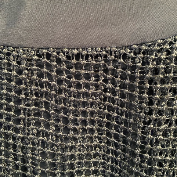 Diane Von Furstenberg Asymmetric Layered Mesh Midi Skirt, Size 2 - Picture 10 of 15